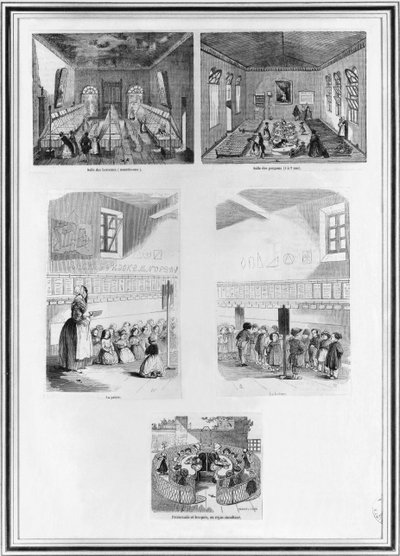 The Foundling Home by French School